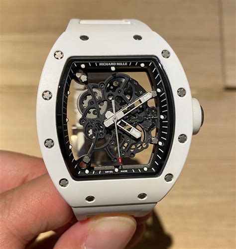 richard mille rm 055 bubba watson white|bubba watson watch.